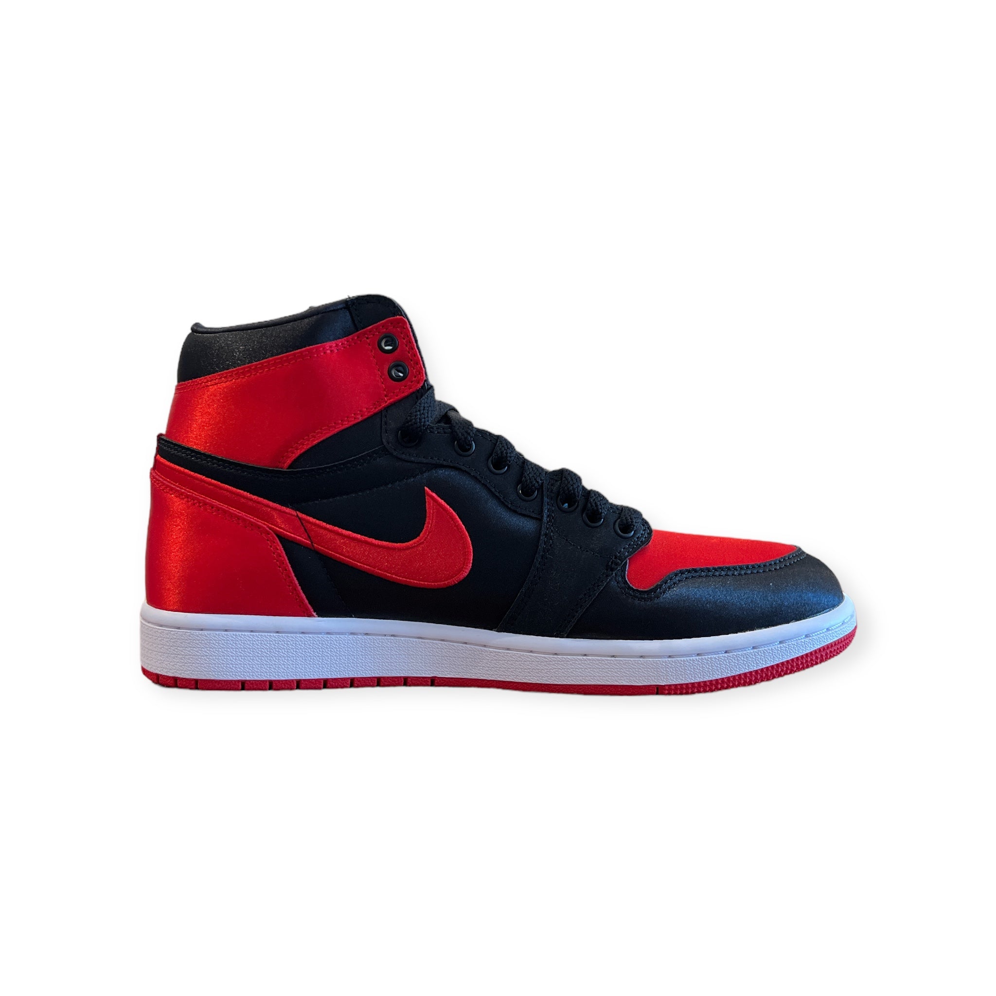 WMNS Jordan 1 High Retro 'Satin Bred' | Elite Laced