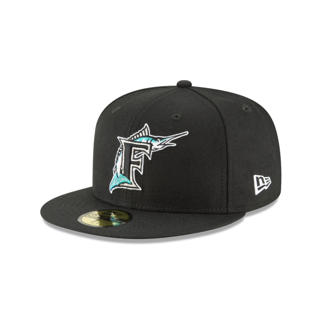 Florida Marlins - Black - New Era 5950 Fitted Cap