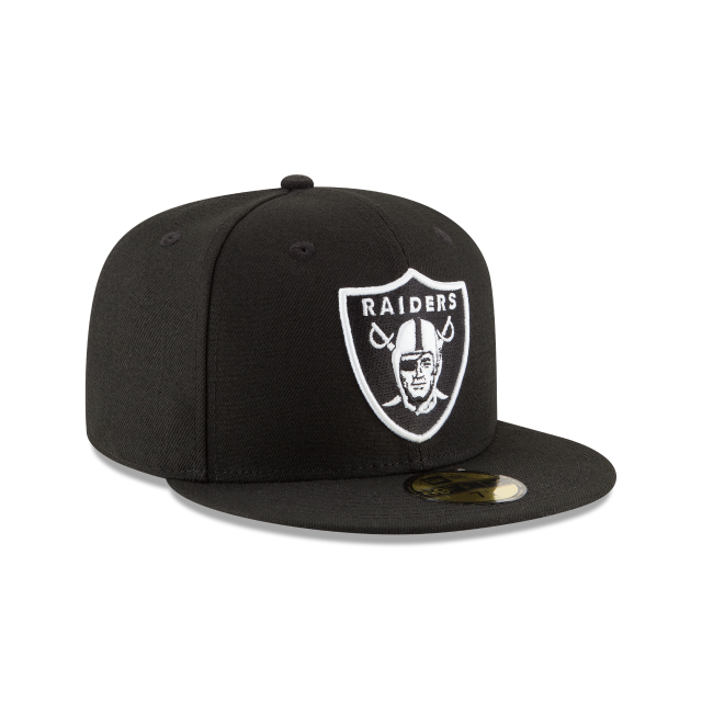 Las Vegas Raiders - Black White - New Era 5950 Fitted Cap