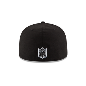Las Vegas Raiders - Black White - New Era 5950 Fitted Cap